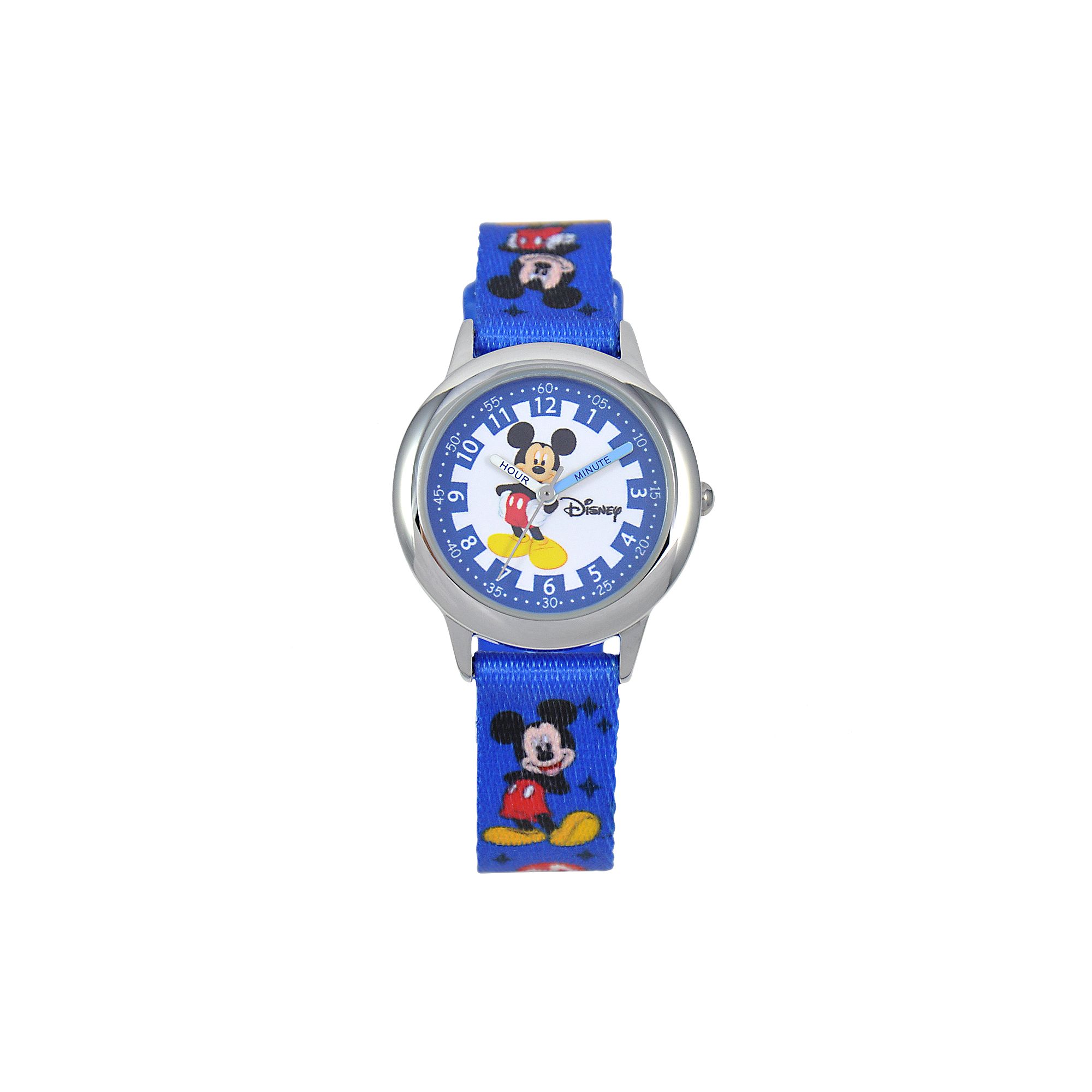 Disneys Mickey Mouse Kids Time Teacher Watch, Boys, Blue