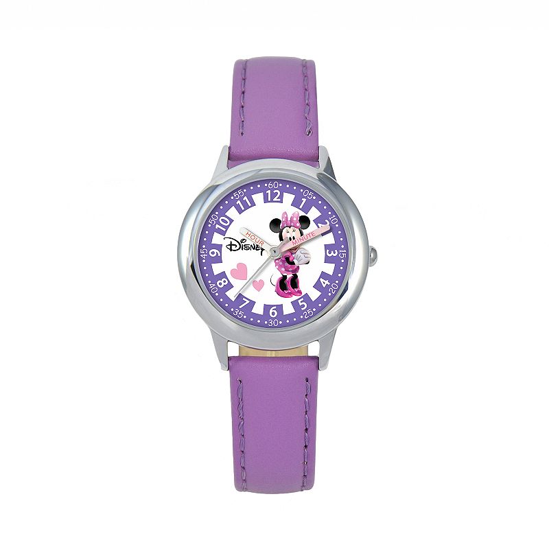 92328336 Disneys Minnie Mouse Kids Time Teacher Watch, Girl sku 92328336