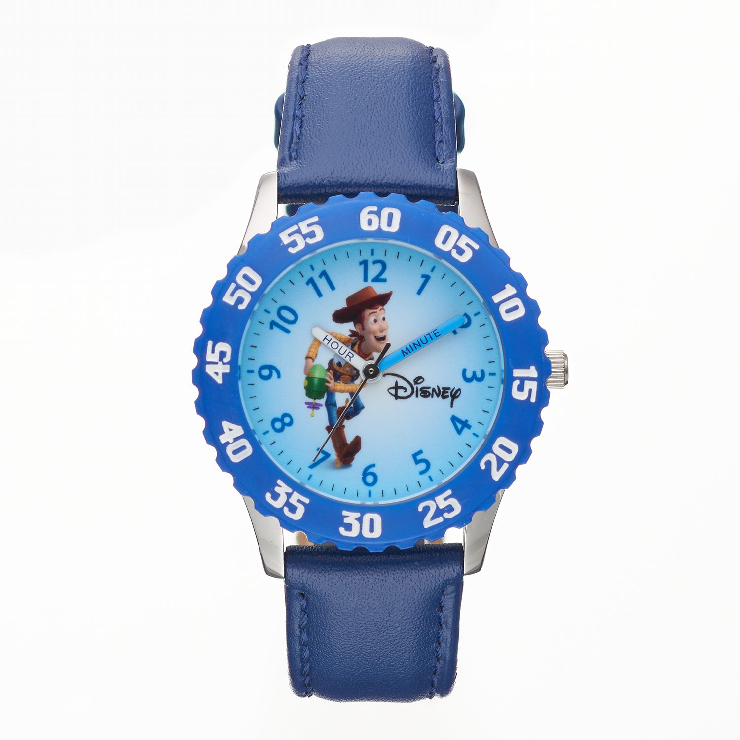 Image for Disney / Pixar Toy Story Sheriff Woody Boy's Leather Time Teacher Watch at Kohl's.