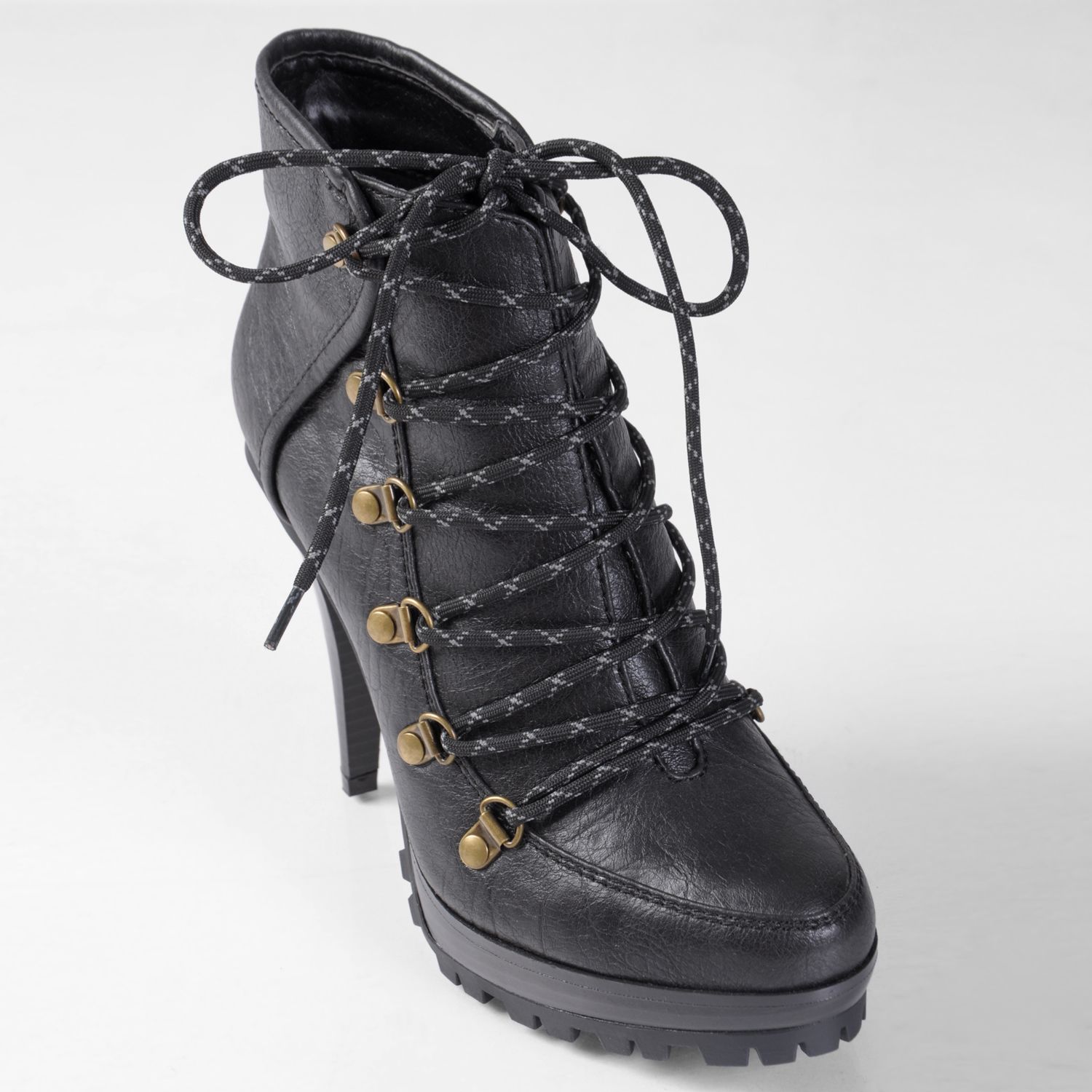kohls booties black