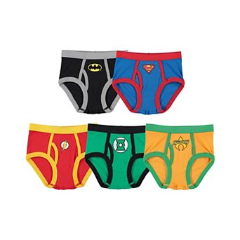 Boys 4-8 Justice League 5-Pack Briefs