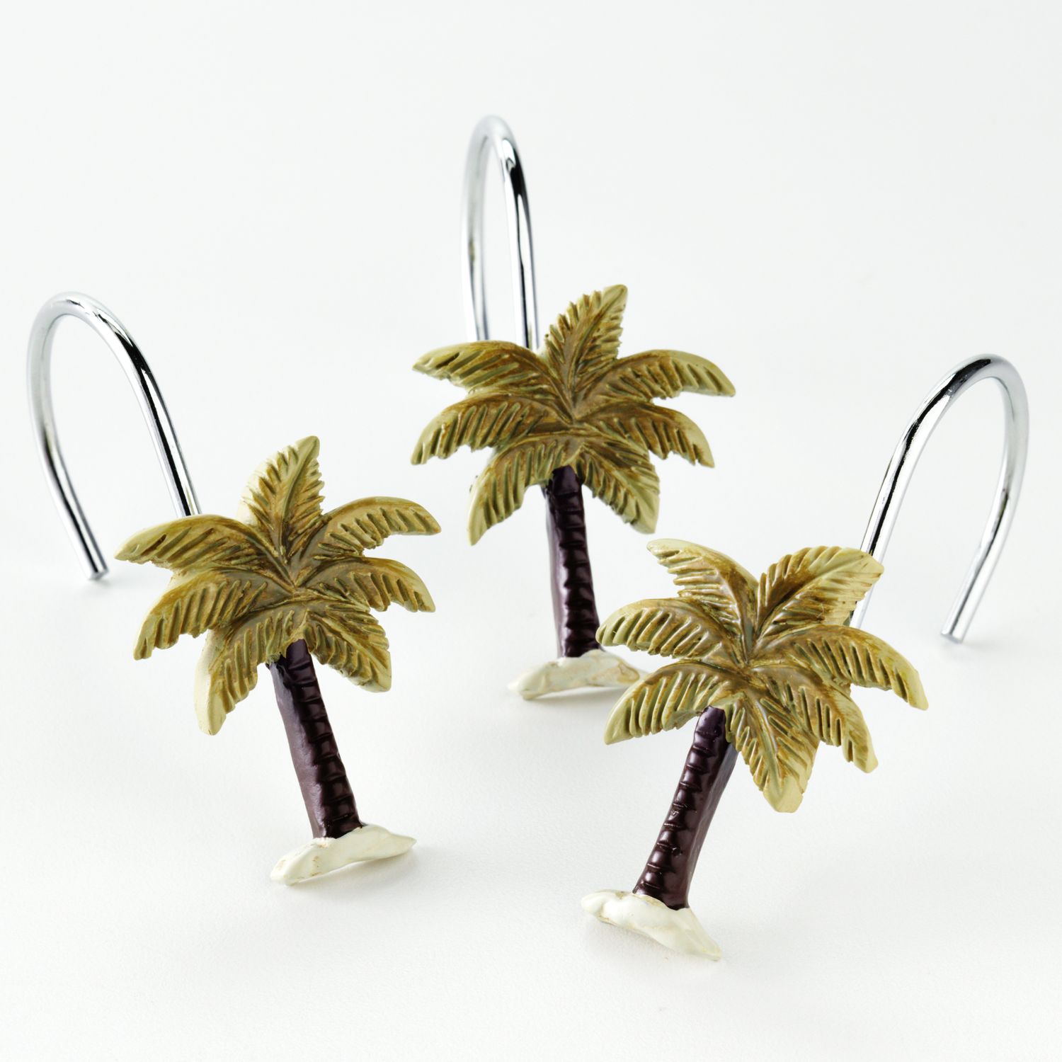 palm tree shower curtain rings