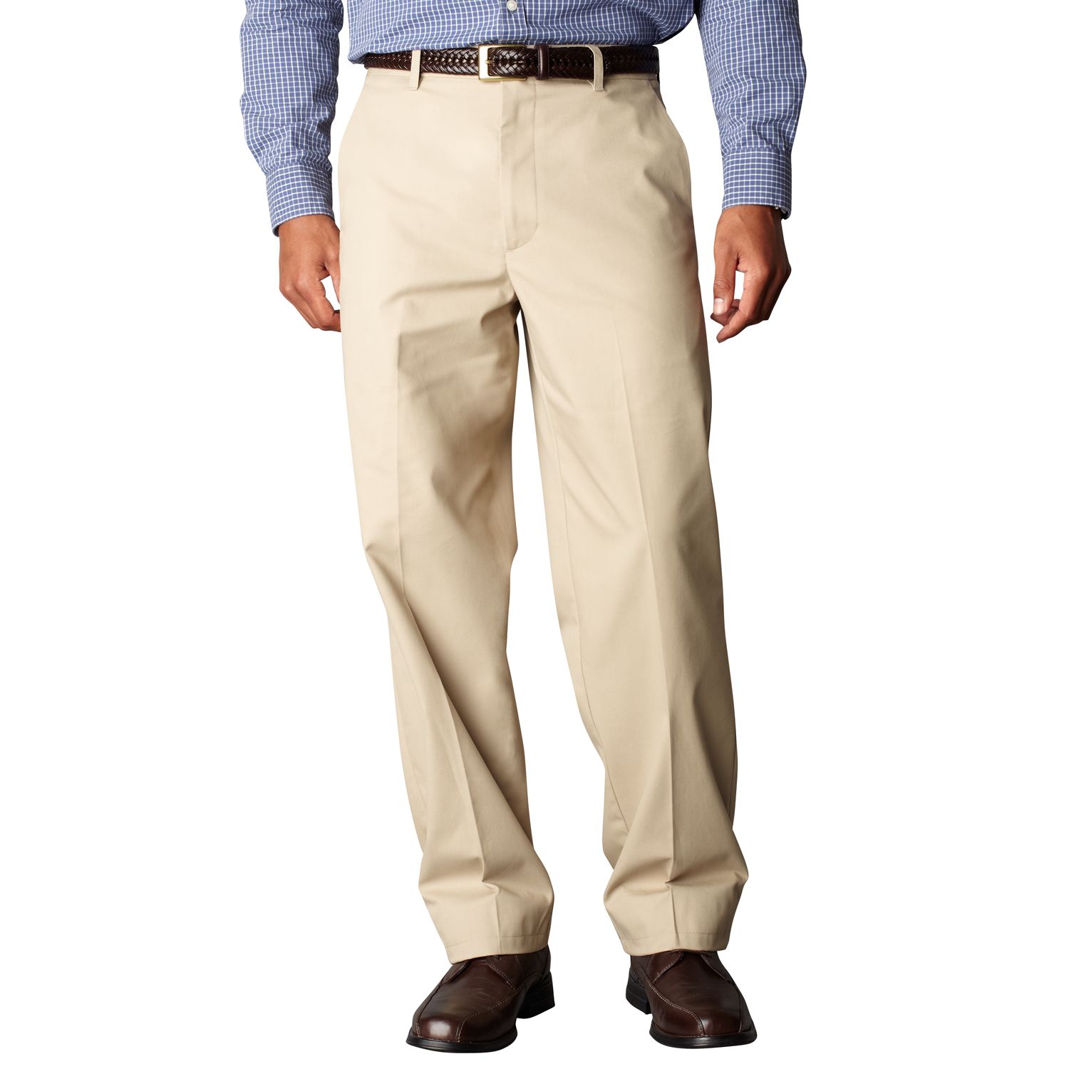 men's relaxed fit bootcut khakis