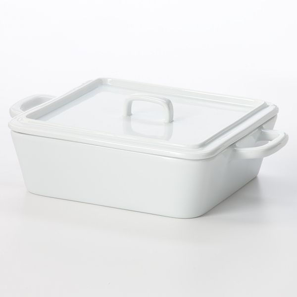 Food Network™ Porcelain 8.7in. Square Covered Baking Dish