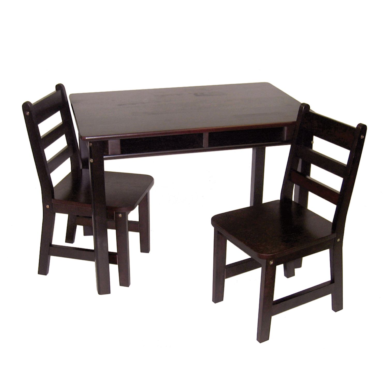 lipper childrens rectangular table and chair set