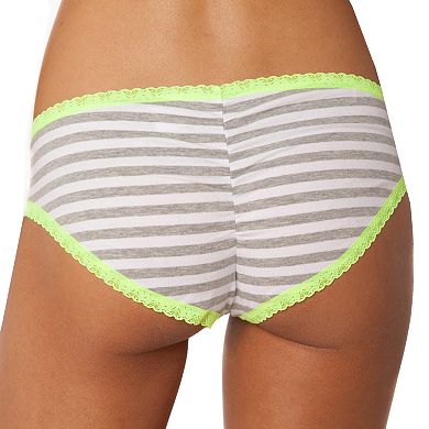 SO® Lace-Trim Hipster Panty