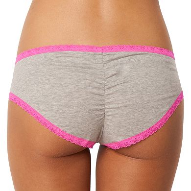 SO® Lace-Trim Hipster Panty