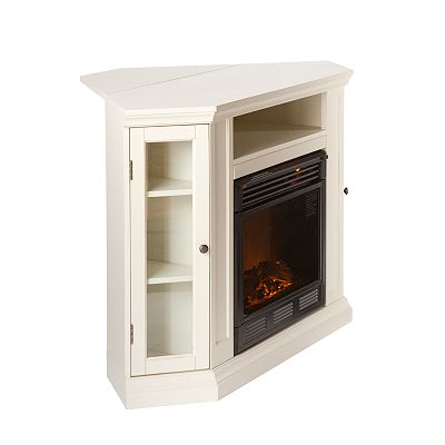 Abbey Convertible Media Console Electric Fireplace