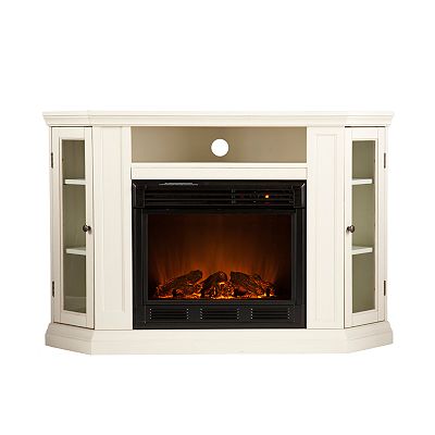 Abbey Convertible Media Console Electric Fireplace