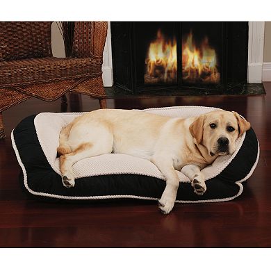 Dog Lounge Deep-Seated Rectangle Pet Bed - 40'' x 25''