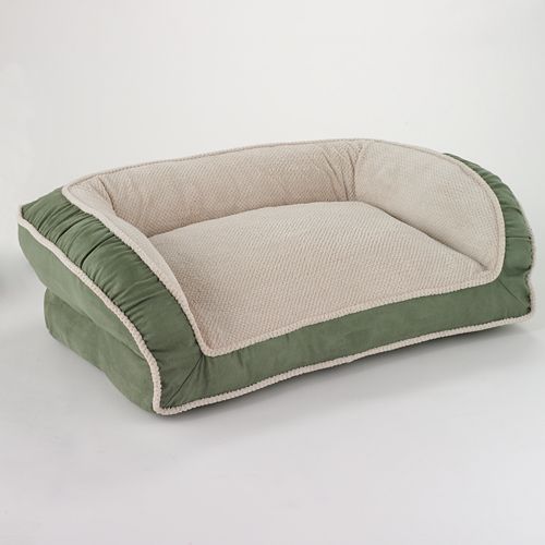 Dog Lounge DeepSeated Rectangle Pet Bed 40" x 25"