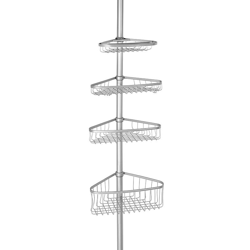 iDesign 5-pc. Shower & Bath Tension Pole Caddy Set, Multicolor
