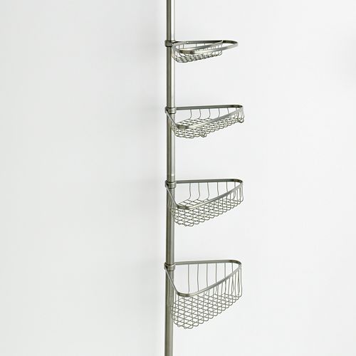 interDesign 5pc. Shower & Bath Tension Pole Caddy Set