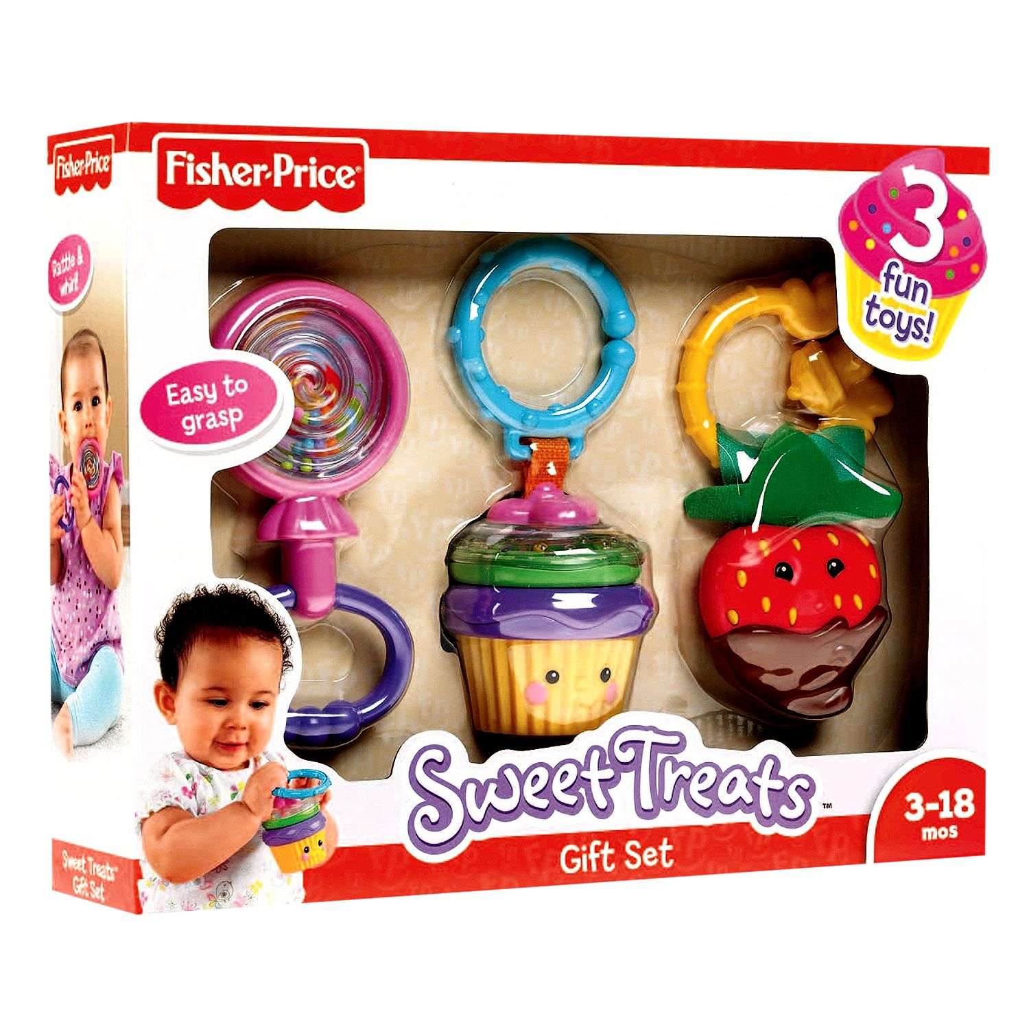 fisher price rattle set