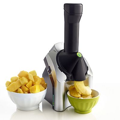 Yonanas Classic Fruit Soft Serve Maker + Tovolo Mini Tubs Set - Make Healthy Vegan Ice Cream