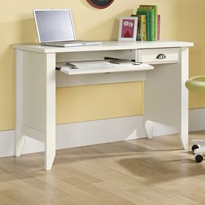 Urban Shop Modern Desk With Wood Slab Kohls