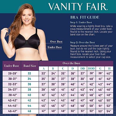 Vanity Fair Lingerie Beauty Back Back Smoother Full-Figure Wireless Bra 71380