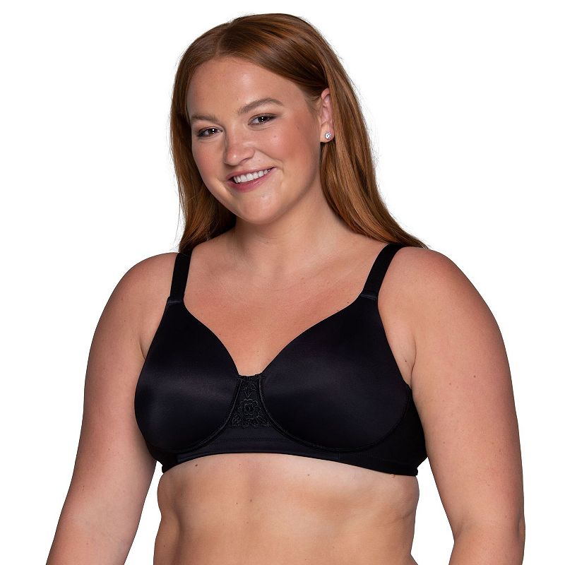 Vanity Fair Lingerie® Beauty Back Back Smoother Full-Figure Wireless Bra 71380, Women's, Size: 42 D, Black