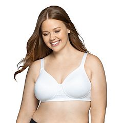 New Brilliance by Vanity Fair Womens Full Coverage Comfort Wirefree Bra in  White, Sz 42C!