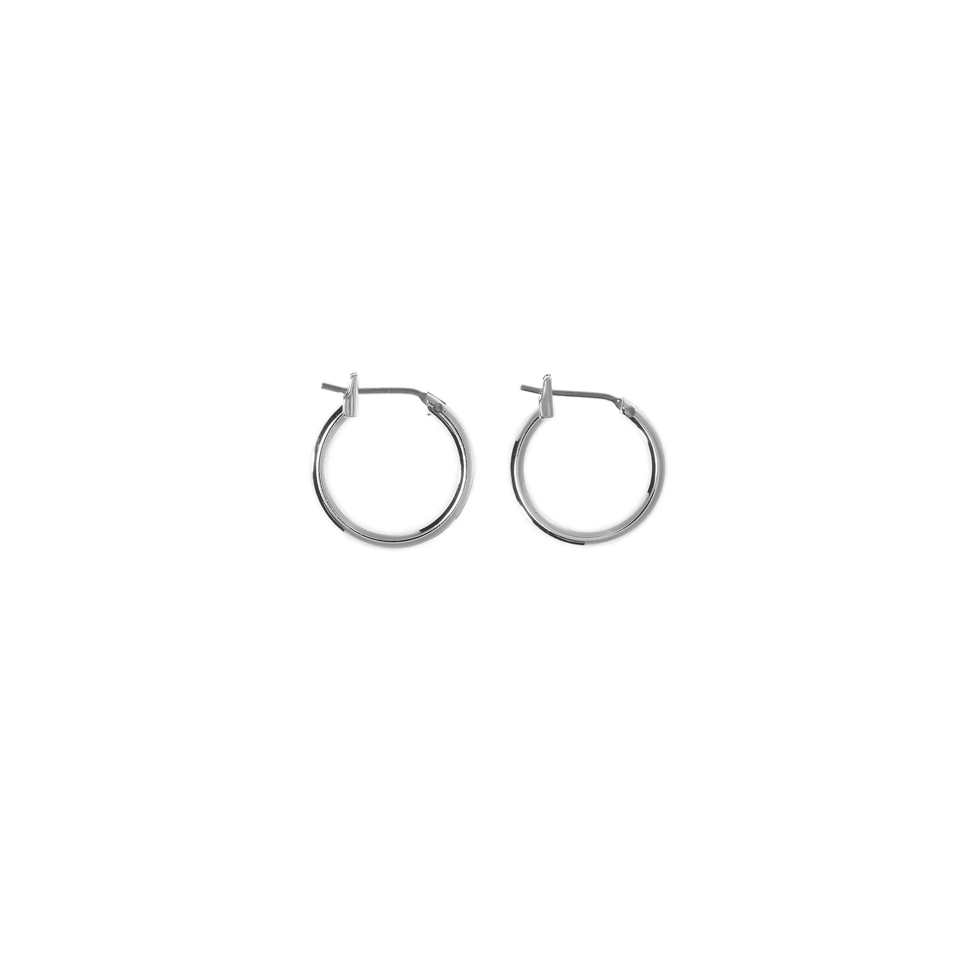 Napier® Silver Tone Hoop Earrings, Womens