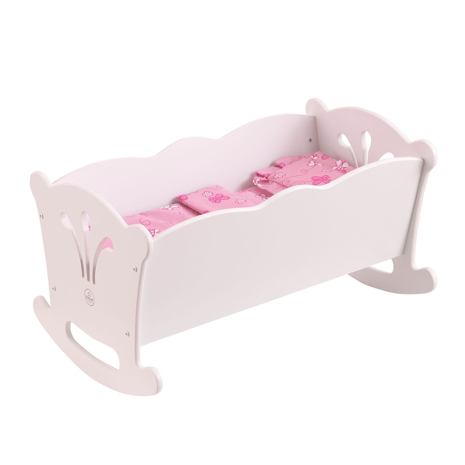 kidkraft doll cradle and highchair set