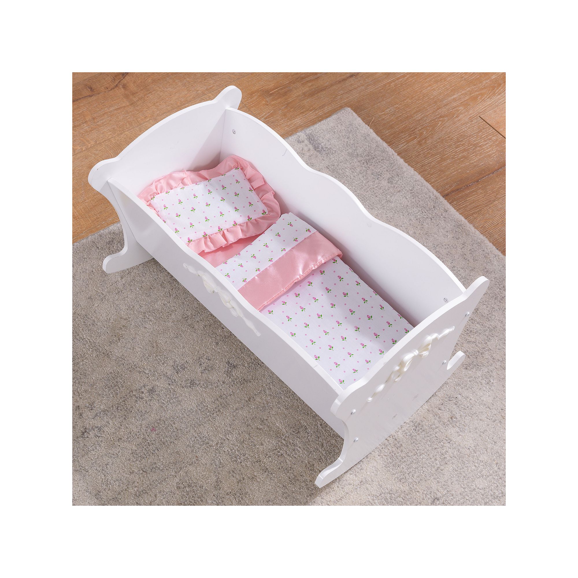 KidKraft Tiffany Bow Cradle, Multi