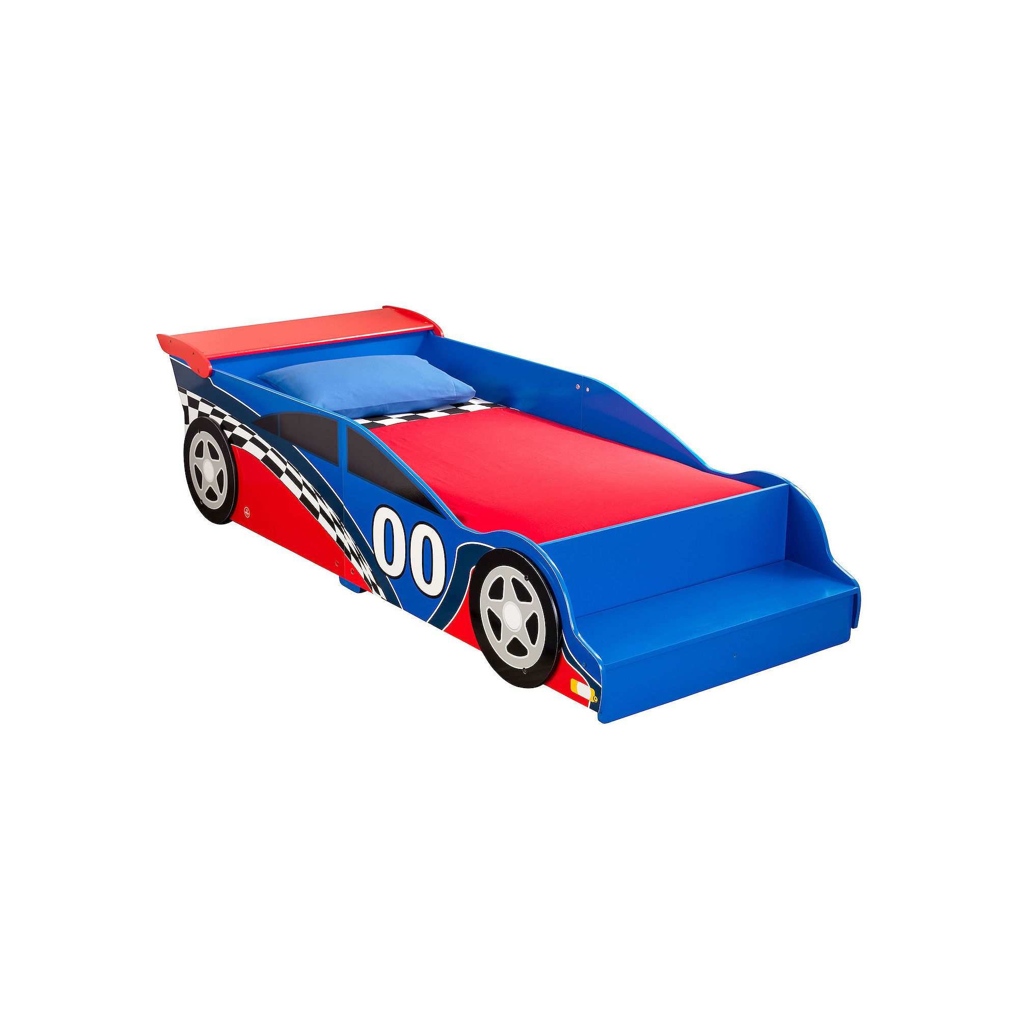 KidKraft Toddler Racecar Bed, Multi
