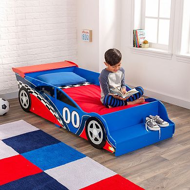 KidKraft Toddler Racecar Bed