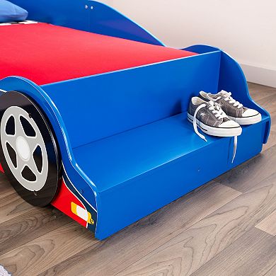 KidKraft Toddler Racecar Bed