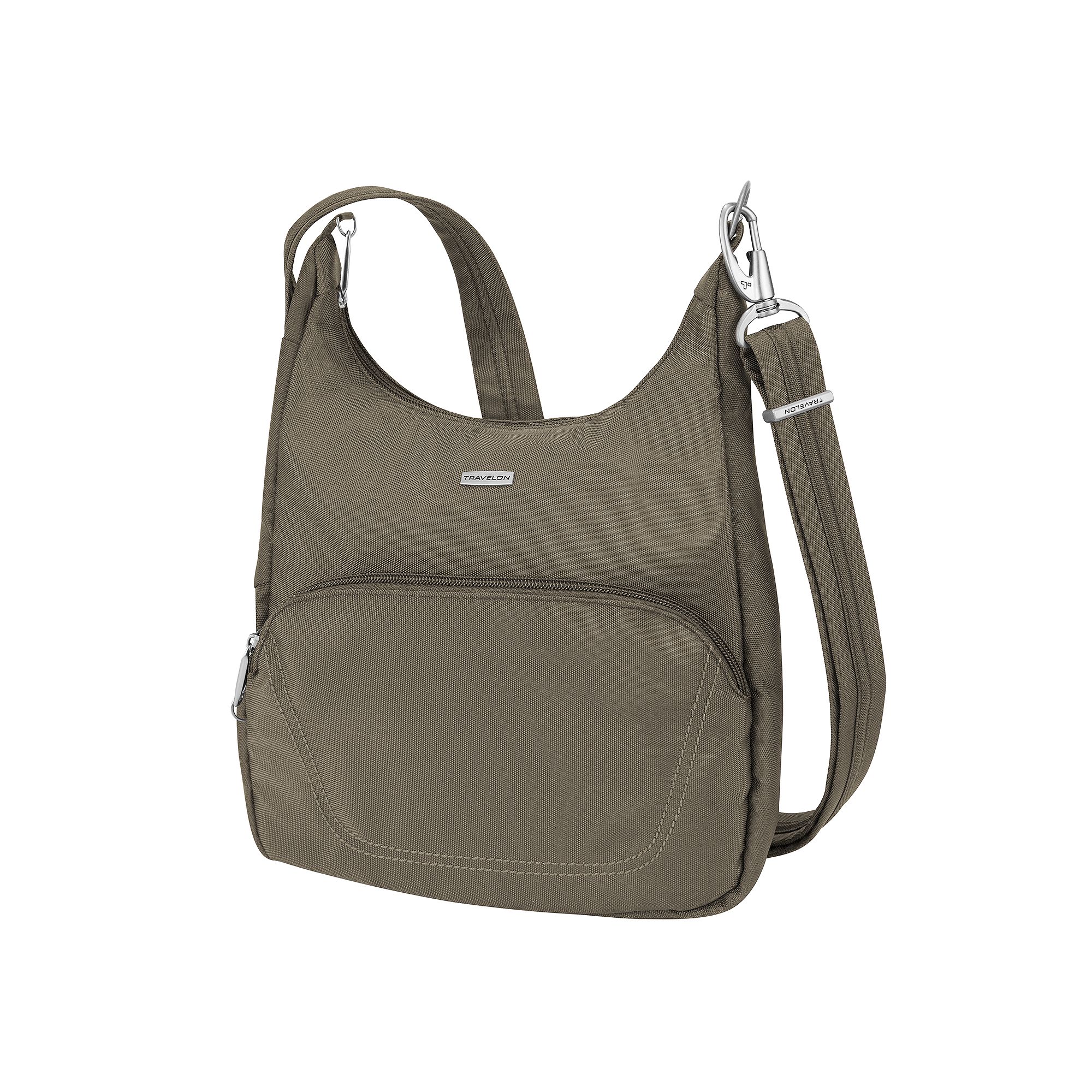 Travelon Anti-Theft Messenger Bag (42457), Brown