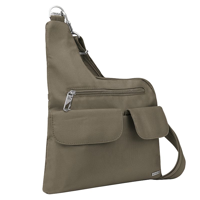 Travelon Anti-Theft Crossbody Bag, Brown
