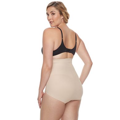 Naomi & Nicole® Firm Control Shapewear Women's Plus Size Unbelievable Comfort Hi Waist Brief 7775