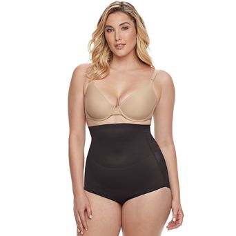 Naomi & Nicole® Firm Control Shapewear Plus Size Unbelievable Comfort High Waist Brief 7775