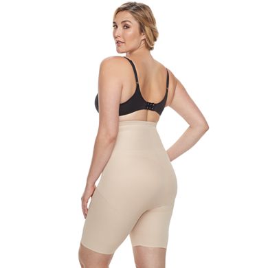Naomi & Nicole® Firm Control Shapewear Plus Size Unbelievable Comfort High Waist Thigh Slimmer 7779