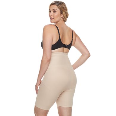 Naomi & Nicole® Firm Control Shapewear Women's Plus Size Unbelievable Comfort Hi Waist Thigh Slimmer 7779