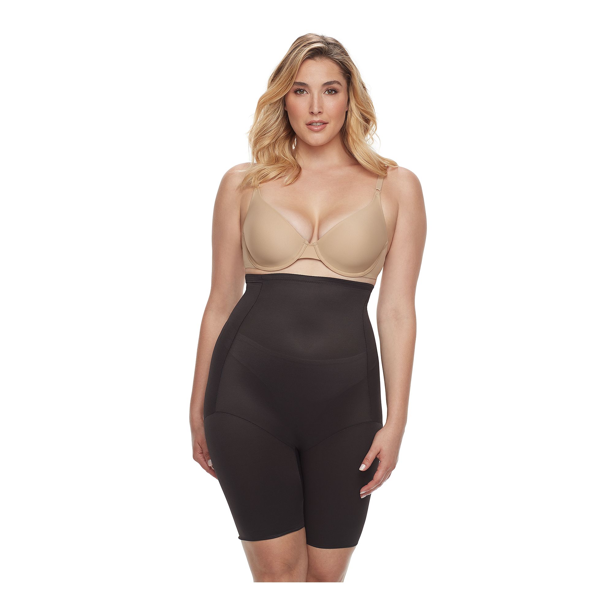 Naomi & Nicole® Firm Control Shapewear Plus Size Unbelievable Comfort High