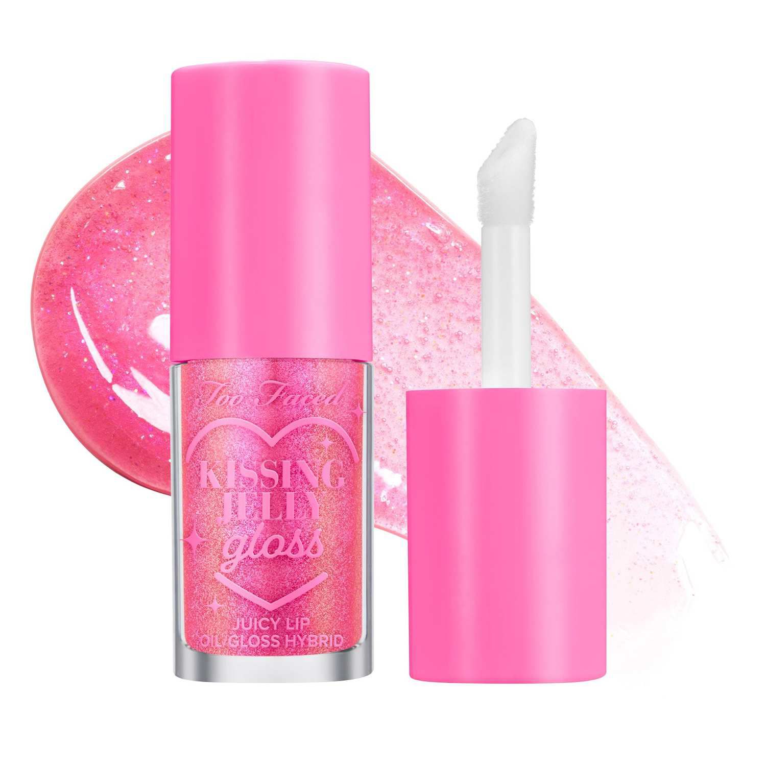 Too Faced Kissing Jelly Non-Sticky Lip Oil Gloss - Bubblegum