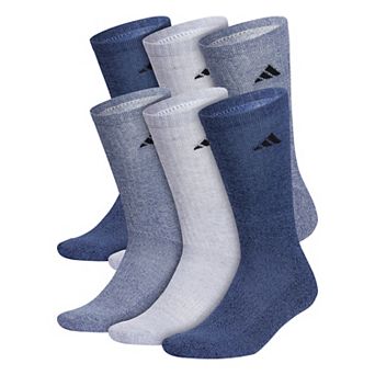 Men's adidas 6-pack Athletic Cushioned Crew Socks