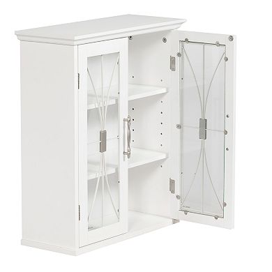 Elegant Home Fashions Rose Wall Cabinet