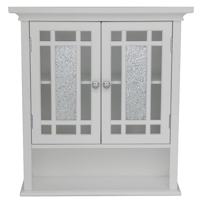 92438519 Elegant Home Fashions Windham Wall Cabinet, White sku 92438519