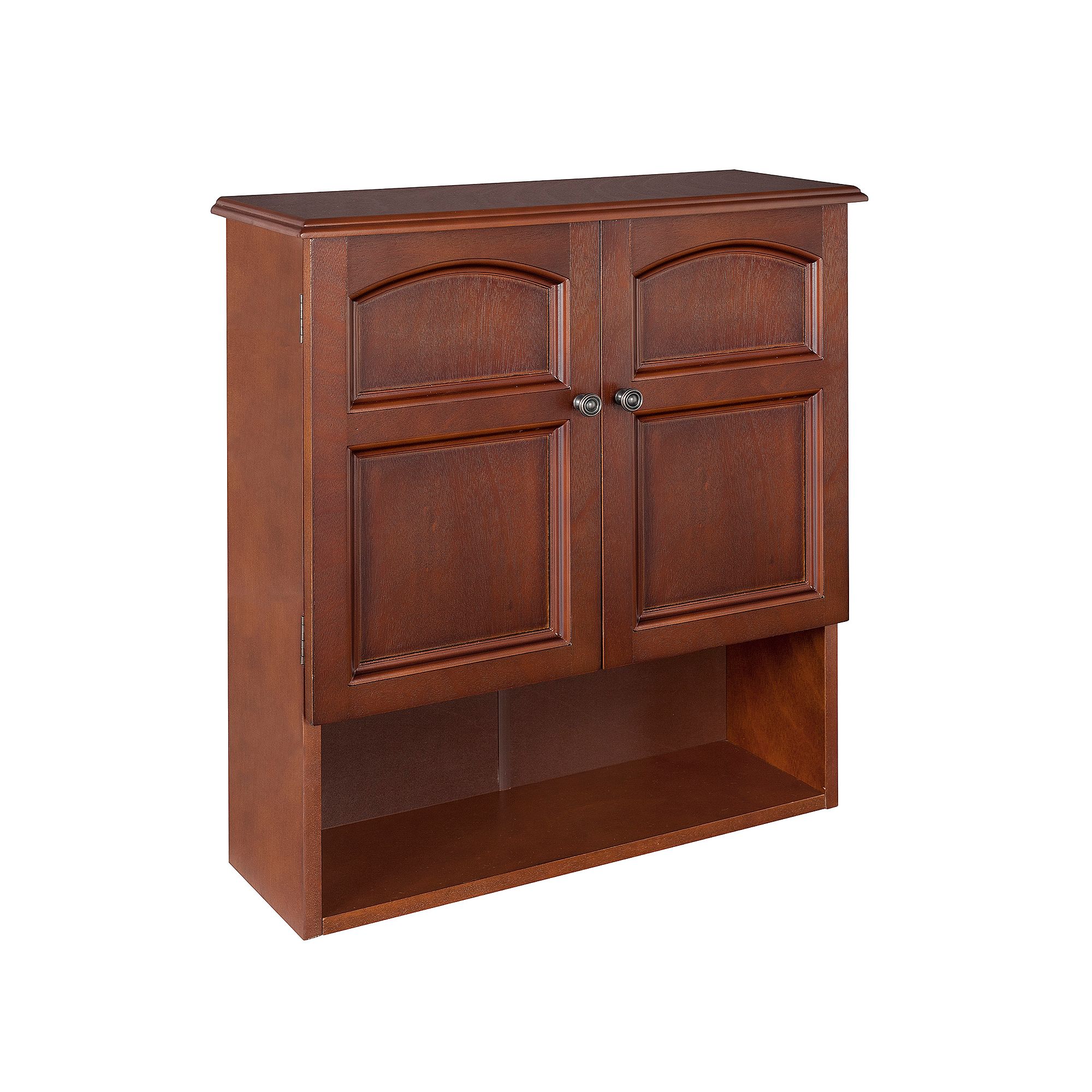 Elegant Home Fashions Maria Wall Cabinet, Brown