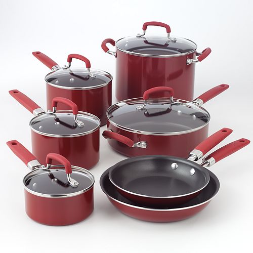 Bobby Flay™ 12 Pc Nonstick Aluminum Cookware Set 