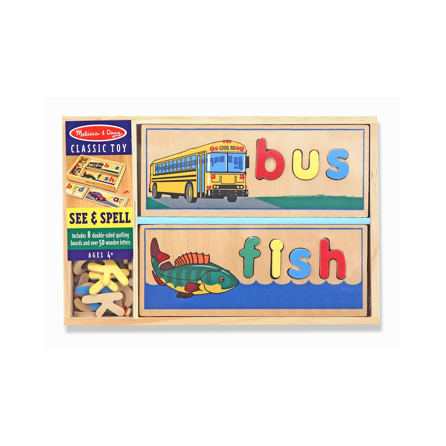 wooden spelling puzzles