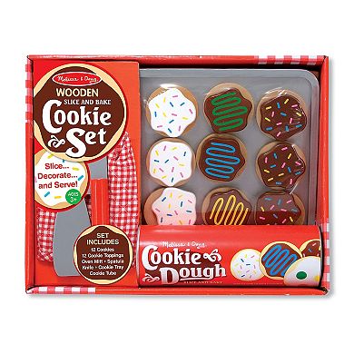 Melissa & Doug Wooden Slice & Bake Cookie Set