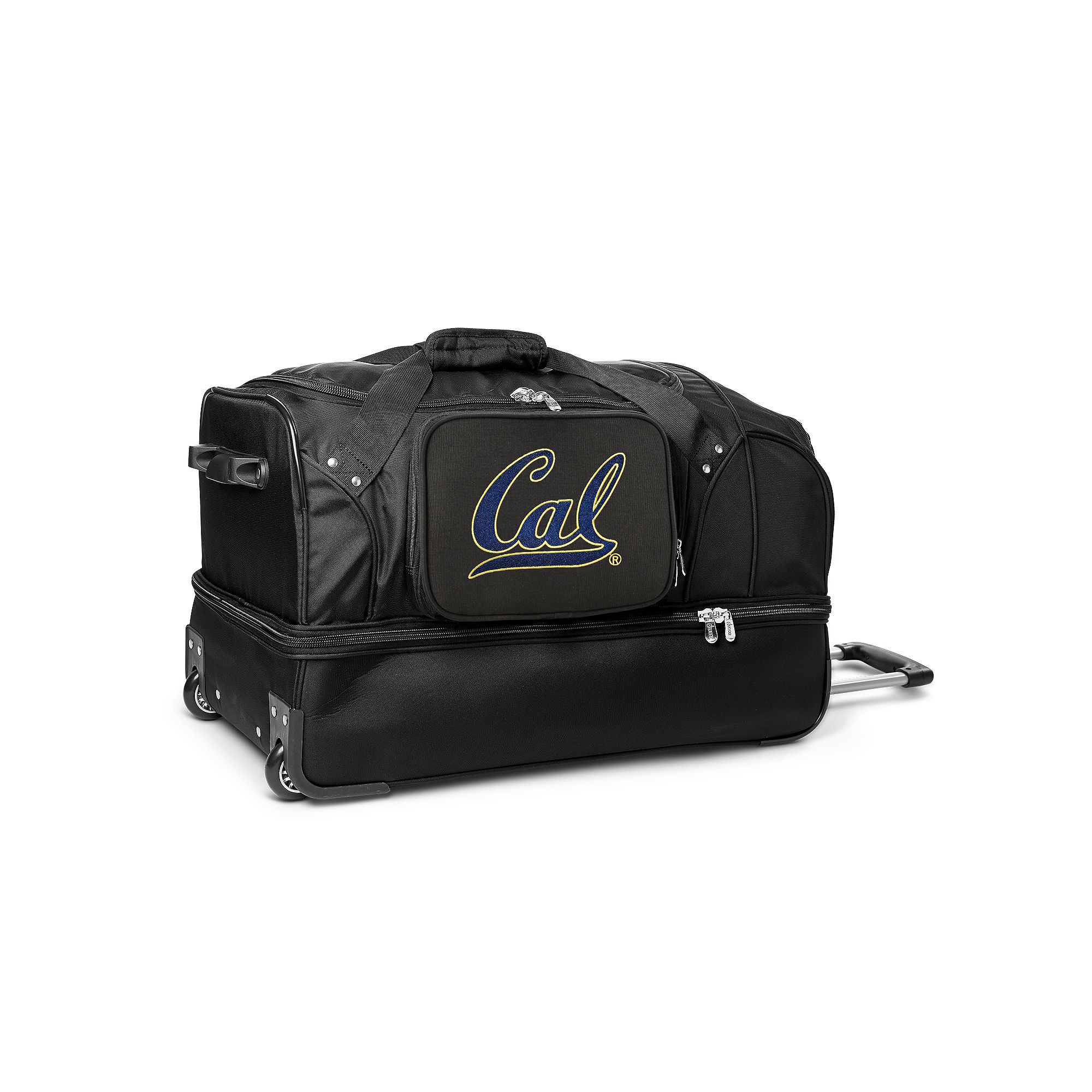 Cal Golden Bears 27-Inch Rolling Duffel Bag, Black