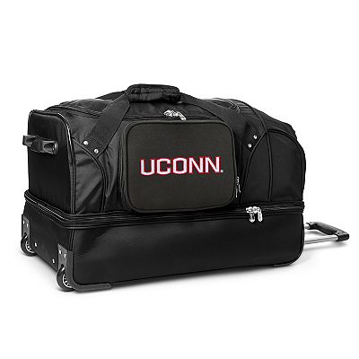 UConn Huskies 27 Inch Rolling Duffel Bag