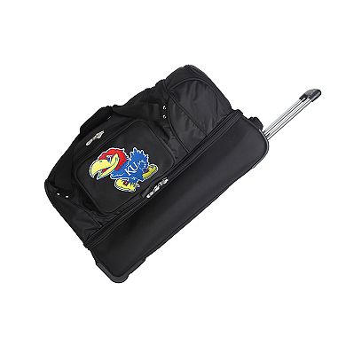 Kansas Jayhawks 27-Inch Rolling Duffel Bag