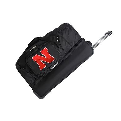 Nebraska Cornhuskers 27-Inch Rolling Duffel Bag