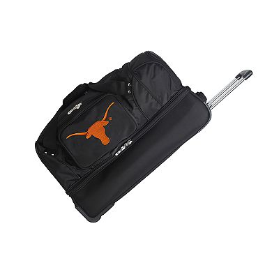 Texas Longhorns 27-Inch Rolling Duffel Bag