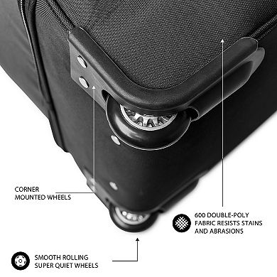 San Jose Sharks 27-Inch Rolling Duffel Bag